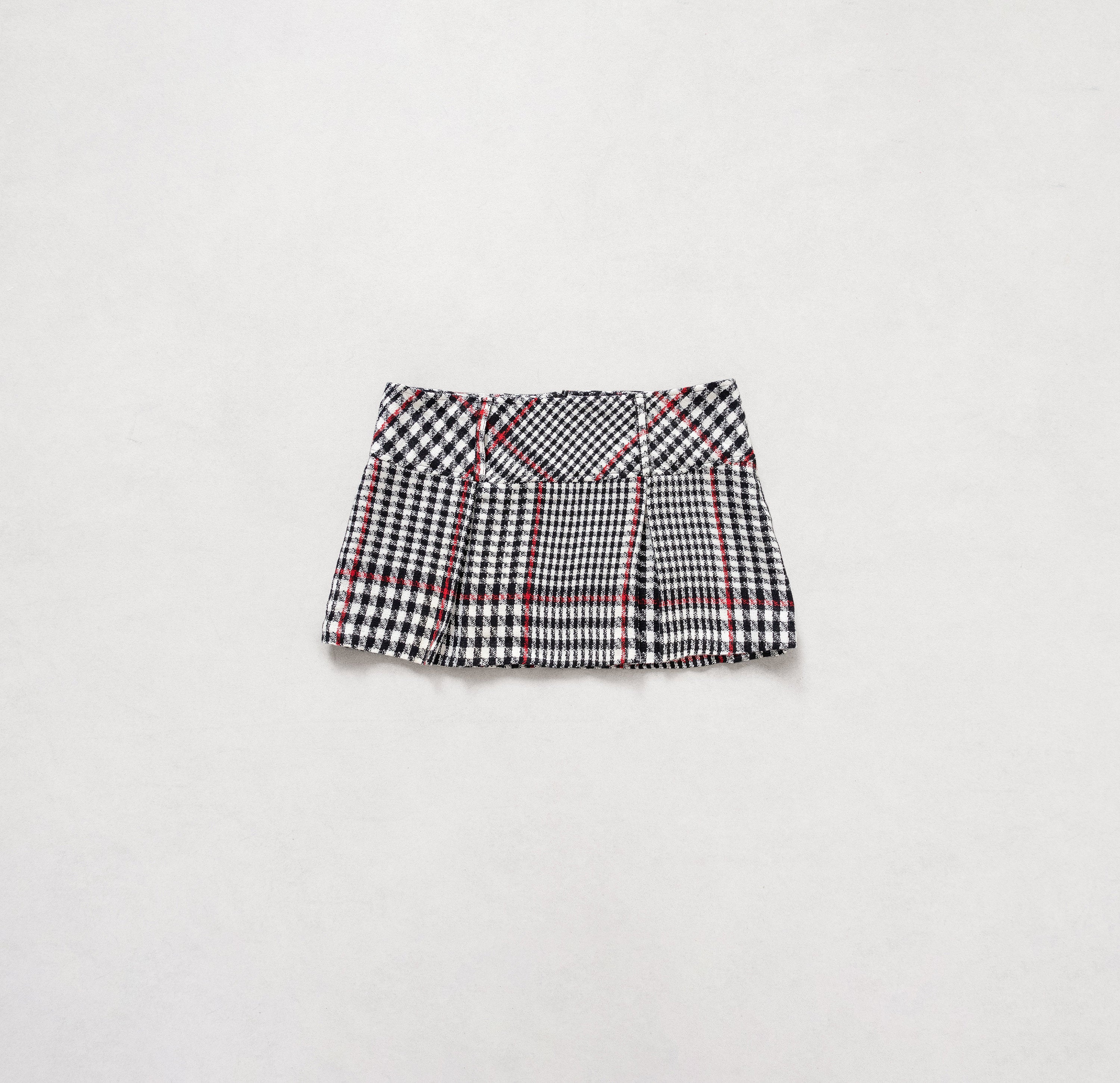 Light plaid mini skirt best sale