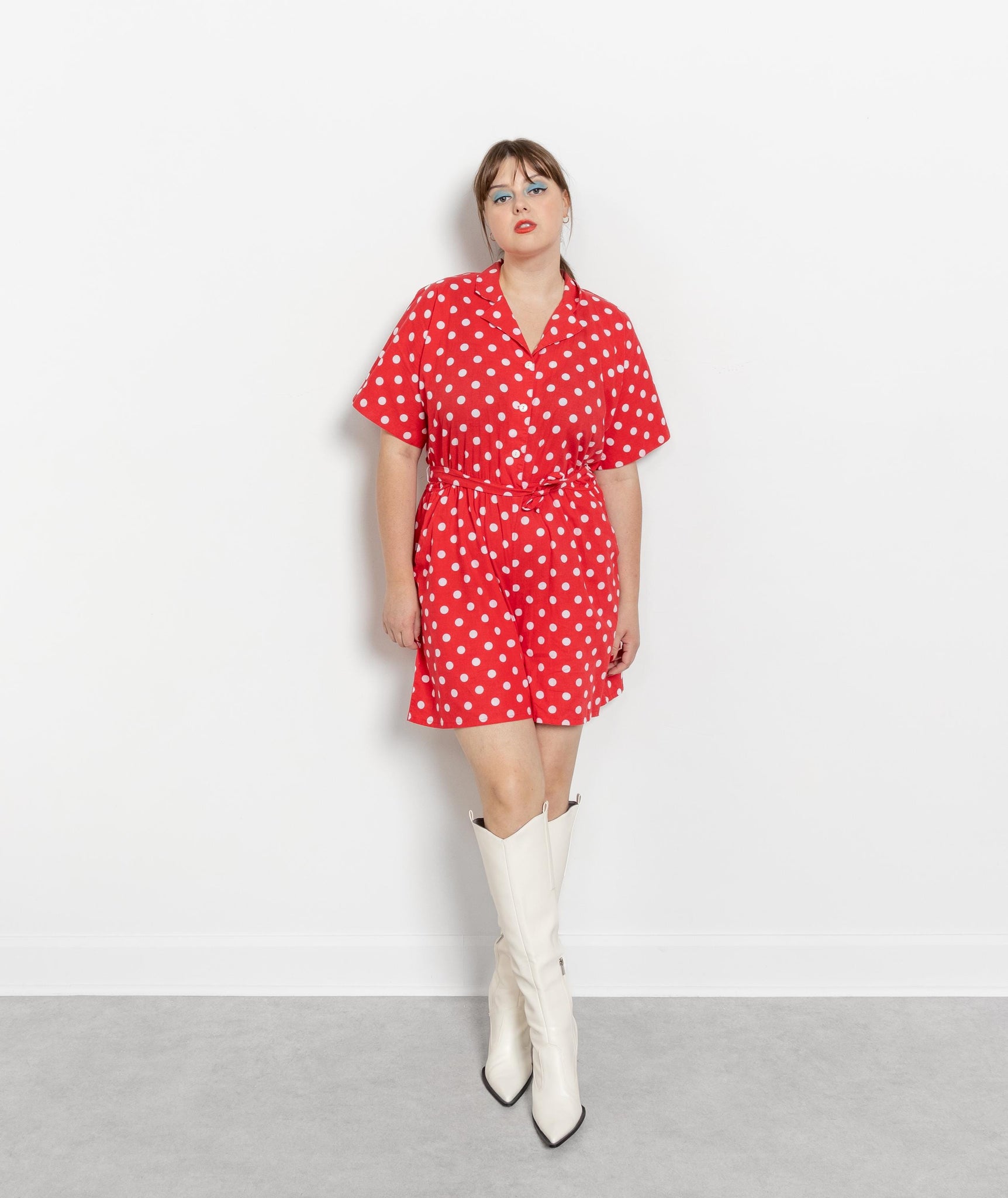 Polka Dot Playsuit