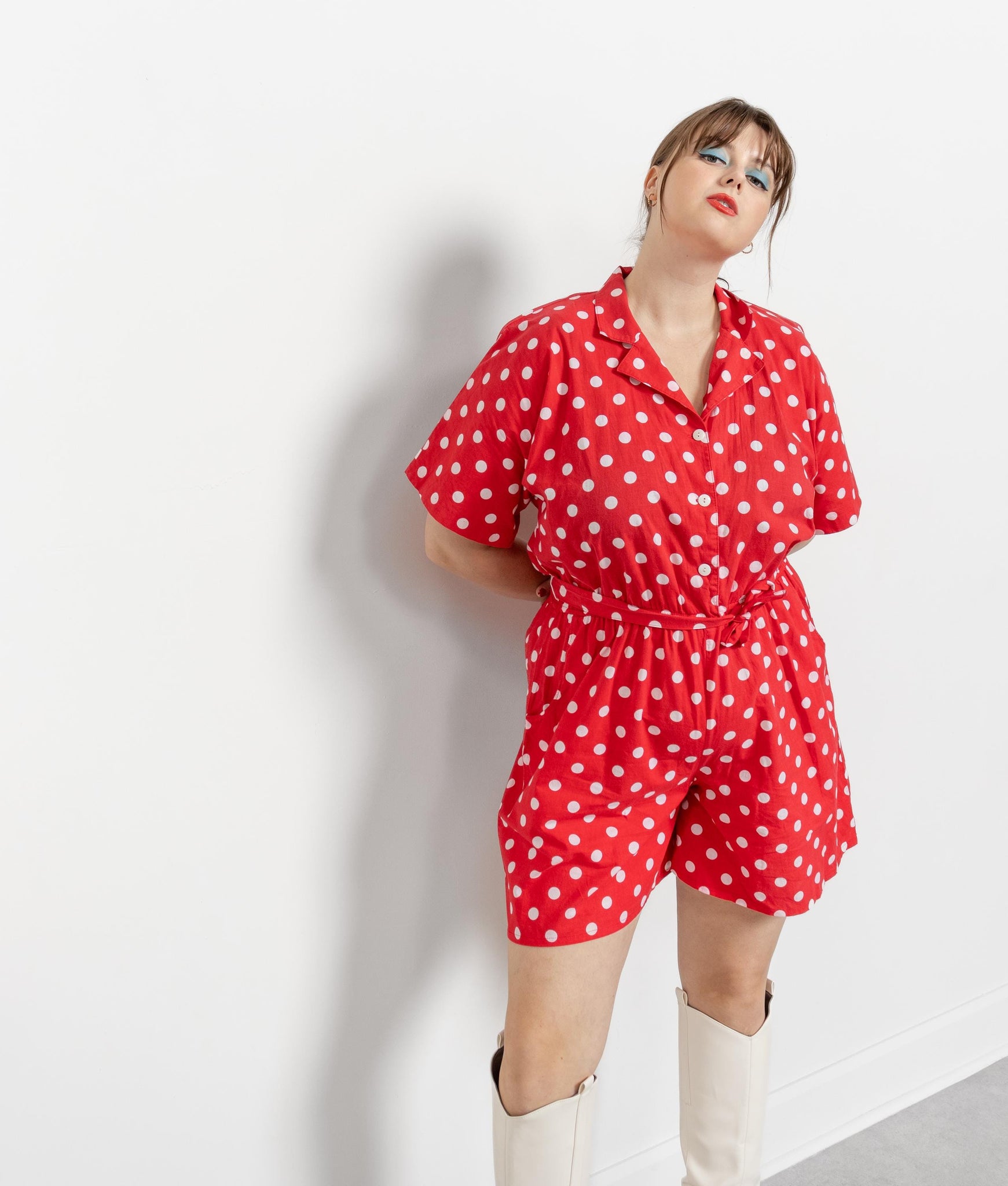 Polka Dot Playsuit