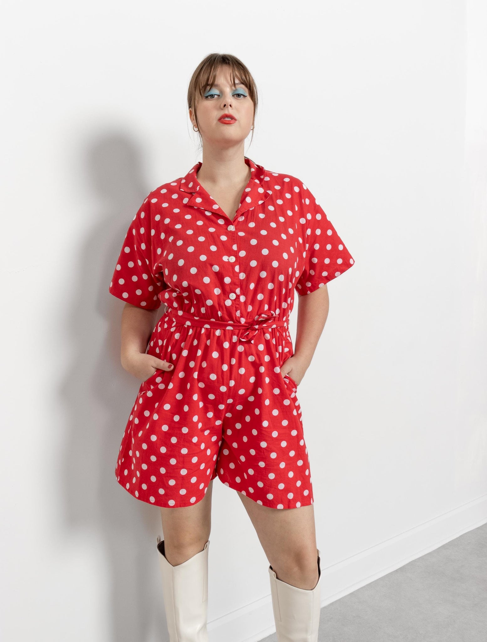 Polka Dot Playsuit