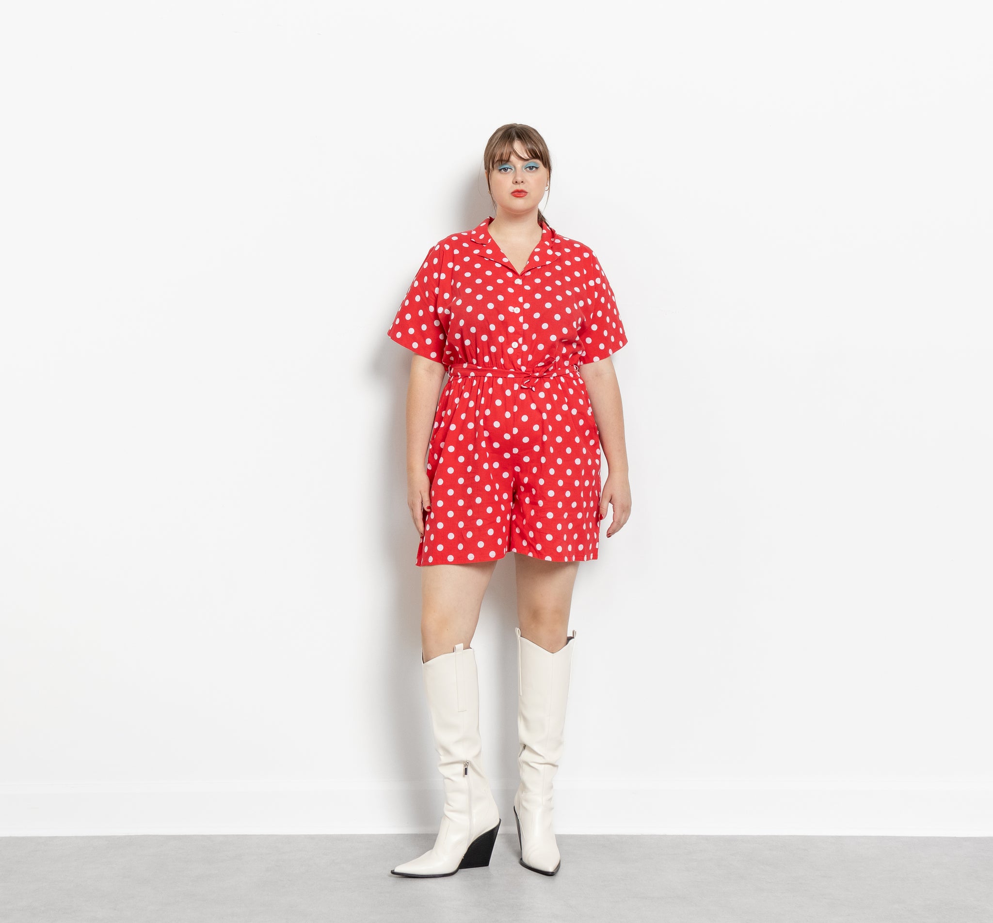 Polka Dot Playsuit