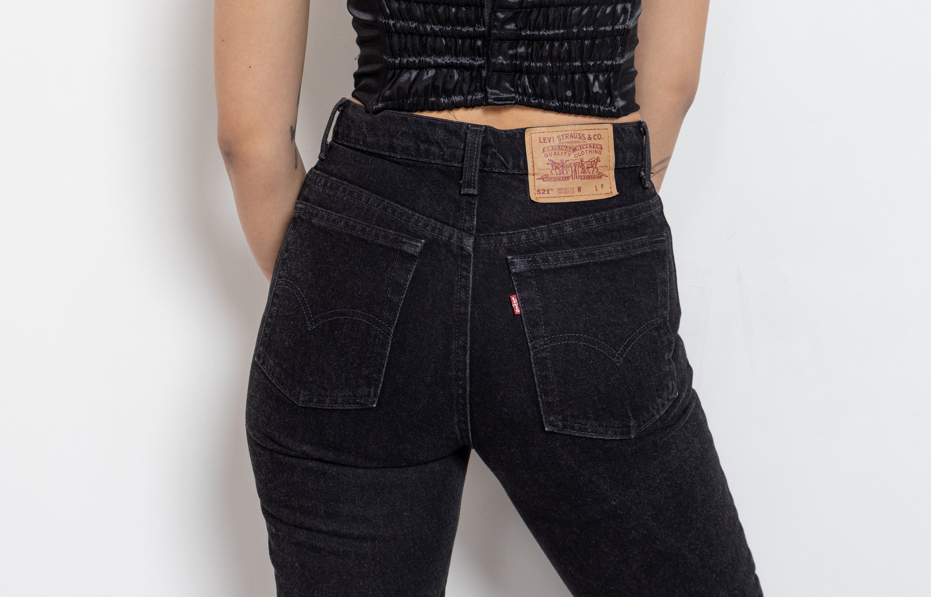 Vintage Black Levi s 521 Jeans Better Stay Together