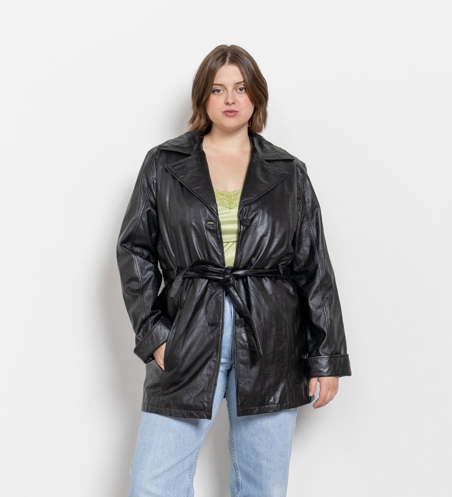 Wilson leather hotsell plus size coats